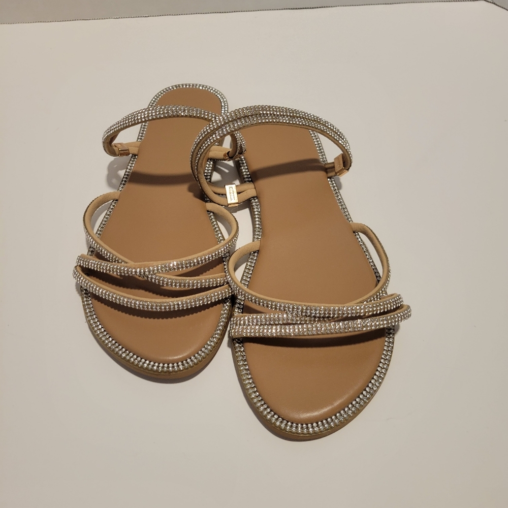 Sequin sandals